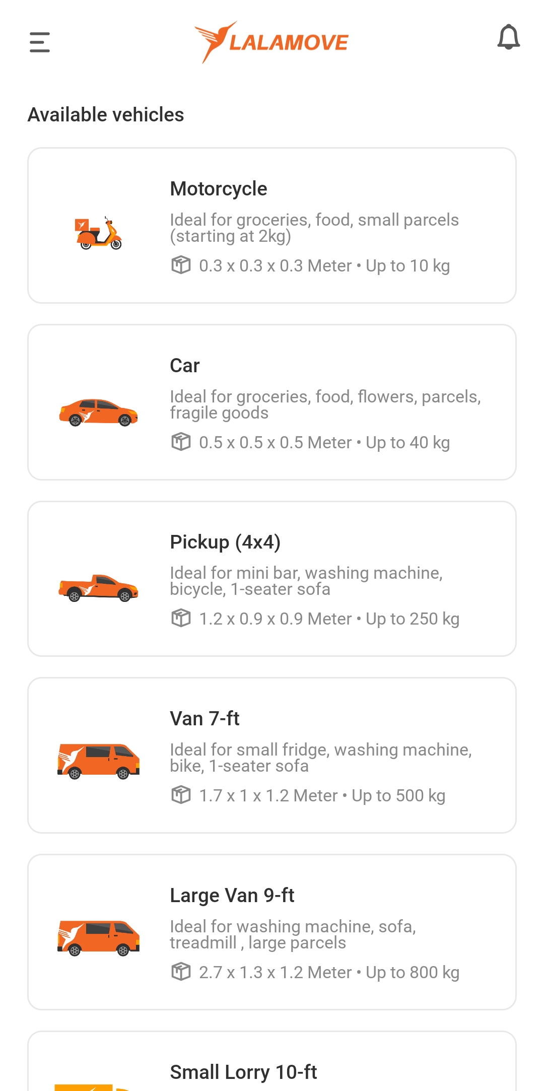 Same Day Delivery Courier Services Lalamove Malaysia